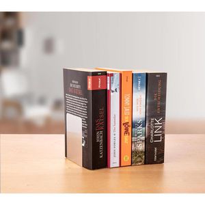 Produktbild für Buchstütze Maul 3527308, silber