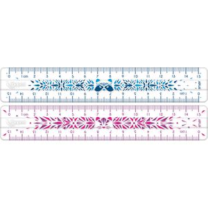 Produktbild für Lineal Maped Study Fancy, 15 cm