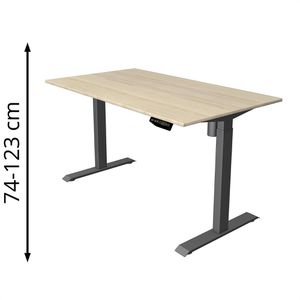 Schreibtisch Kerkmann Move 1, ahorn / anthrazit