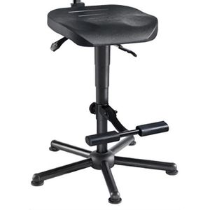 Produktbild für Arbeitsstuhl meychair W15-25-H-PU-AH2,XXL, schwarz