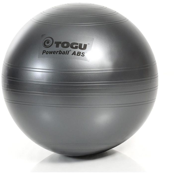 Tresko Gymnastikball Anti-Burst, groß, Ø 65cm, mit Pumpe, schwarz