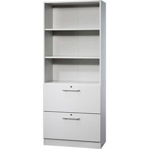 Kombischrank Hammerbacher Solid 7300, lichtgrau