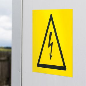 Produktbild für Folienetiketten Zweckform L6111-20, gelb matt