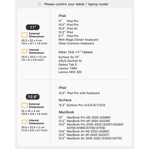 Produktbild für Laptophülle Inateck LB02009-12, bis 12,9 Zoll