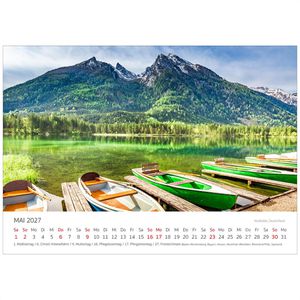 Produktbild für Bildkalender Edition-Seidel 32176, Alpenkalender, Jahr 2027