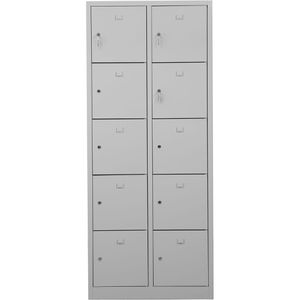 Produktbild für Schließfachschrank G-Office SHC.10, lichtgrau