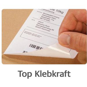 Produktbild für Versandetiketten Zweckform 8018-300, weiß