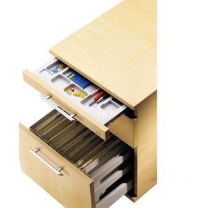 Produktbild für Rollcontainer Hammerbacher Solid AC20, Holz, buche