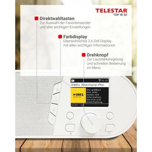 Produktbild für Radio Telestar TOP IR 50
