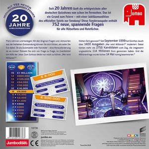 Produktbild für Kartenspiel Jumbo 19736, Wer Wird Millionär