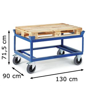 Produktbild für Paletten-Fahrgestell Rollcart hoch, 10-4031
