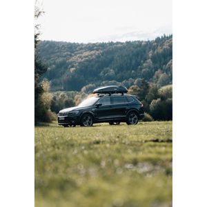 Produktbild für Dachbox Atera Casar M Lava 082291, Deckelöffnung einseitig