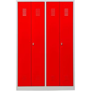 Produktbild für Spind G-Office WRC/4.18117.V2, Doppelspind, rot