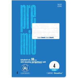 Produktbild für Schulheft Staufen Premio, 040781004, für 4. Klasse, A5