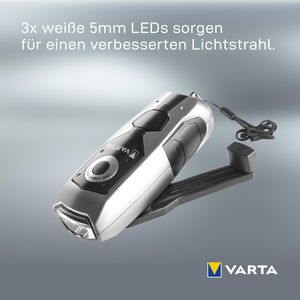 Produktbild für Taschenlampe Varta Dynamo Light, LED, aufladbar