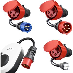 Produktbild für Wallbox-Steckeradapter go-e Gemini flex, CH-04-07, 22 kW, Set