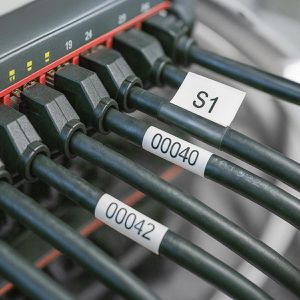 Produktbild für Kabeletiketten Böttcher-AG weiß