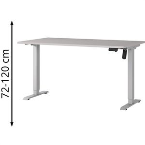 Schreibtisch Germania Profi 3.0, 8023-643, kaschmir / silber