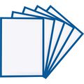 Inforahmen Magnetoplan 1130303 magnetofix, A4 Rückseite magnetisch, blau, 5 Stück