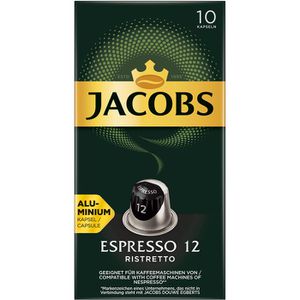 Produktbild für Kaffeekapseln Jacobs Espresso 12 Ristretto
