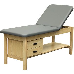 Produktbild für Behandlungsliege Teqler T170754, aus Holz, anthrazit