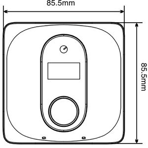 Produktbild für Raumthermostat Shelly LinkedGo ST1820 Bluetooth, WLAN