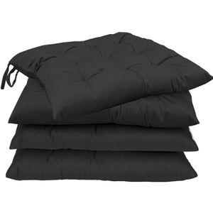 Stuhlkissen NatureMark schwarz, für Außen