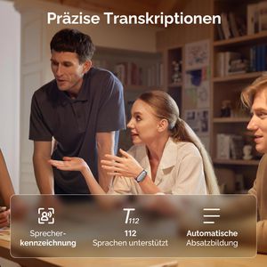 Produktbild für Diktiergerät Plaud NotePin Lunar Silver