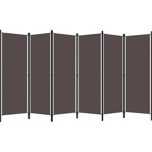 Paravent vidaXL Raumteiler, innen, 6-teilig