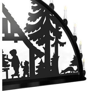 Produktbild für Schwibbogen XXL-Schwibbogen Waldhaus, outdoor