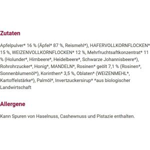 Produktbild für Fruchtriegel Alnatura Beere, BIO