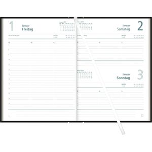 Produktbild für Buchkalender Zettler 873, schwarz, Jahr 2027