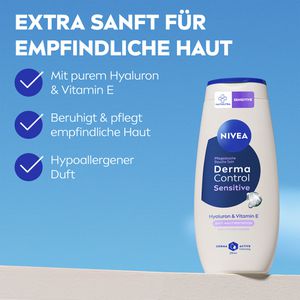 Produktbild für Duschgel Nivea Pflegedusche Derma Control Sensitive