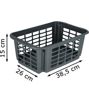 Produktbild für Aufbewahrungskorb Rotho Reverso, 10L