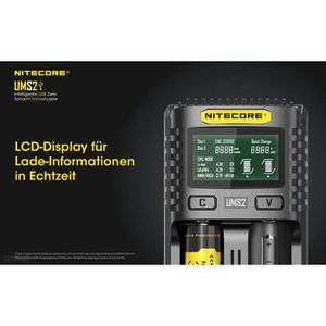 Produktbild für Akku-Ladegerät Nitecore UMS2