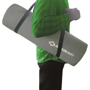Produktbild für Yogamatte Schildkröt-Fitness mit Tragegurt, grau, 1 cm stark