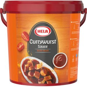 Hela Ketchup Currywurst Sauce leicht pikant, im Eimer, 10kg