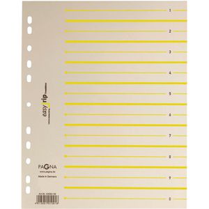 Trennblätter Pagna Easy Rip, mit Perforation, A4