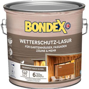 Produktbild für Holzlasur Bondex Wetterschutz-Lasur, 2,5l