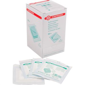 Mullkompressen Nobamed 708205, aus Baumwolle, steril
