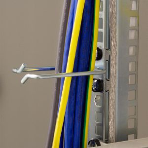 Produktbild für Kabelführungsbügel LogiLink OR0002, silber, 1 HE