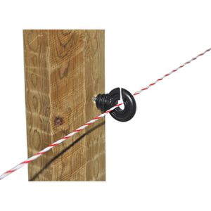 Produktbild für Isolatoren AKO Compact, mit Holzgewinde, Ringisolator