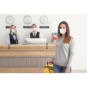 Produktbild für Spuckschutz Magnetoplan 11029080, aus Acrylglas