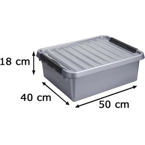 Produktbild für Aufbewahrungsbox Sunware Q-Line Box 78900628, 25L