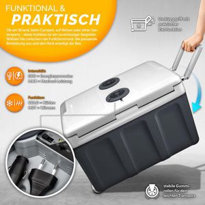 Produktbild für Kühlbox tillvex TVKB45-01, grau, 40 Liter