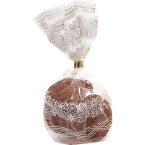 Produktbild für Geschenktüte Folia 284, Spitzendruck, transparent