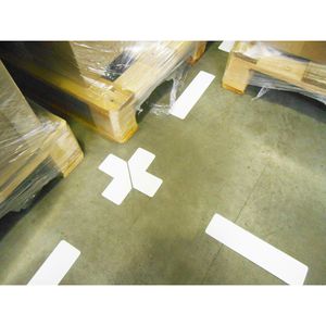 Produktbild für Bodenmarkierung Djois L-Form blau