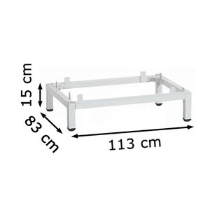 Produktbild für Fußgestell Lüllmann 565500, für Planschrank DIN A1