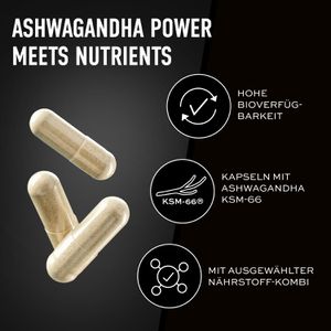 Produktbild für Ashwagandha ESN Ashwa+, 120 Kapseln