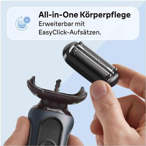 Produktbild für Elektrorasierer Braun Series 6, 61-N1000s, grau